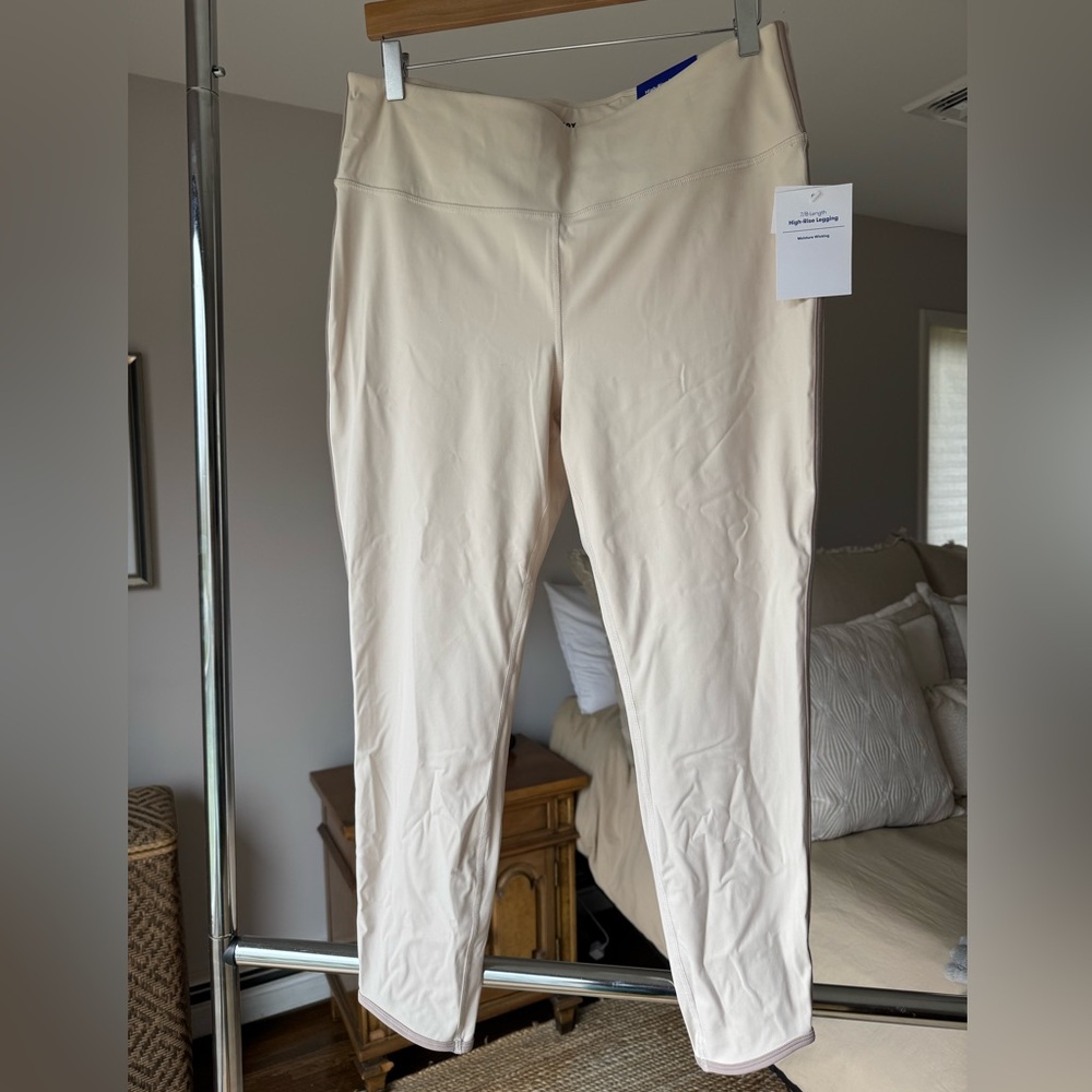 JoyLab New Beige High-Rise Leggings, sz XXL